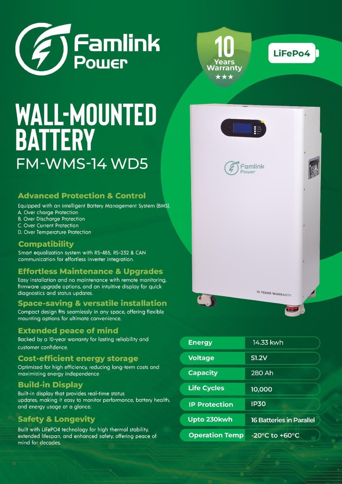 Famlink Power 14kwh